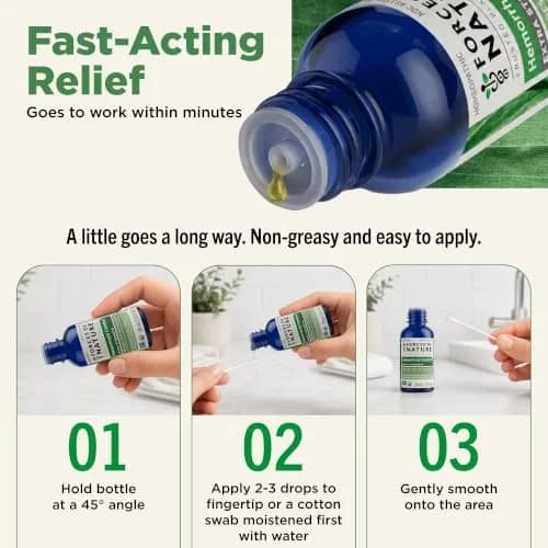 Forces of Nature Hemorrhoid Treatment Extra Strength 30ml | Fast Relief Oil for Acute & Chronic Hemorrhoids thumbnail 4
