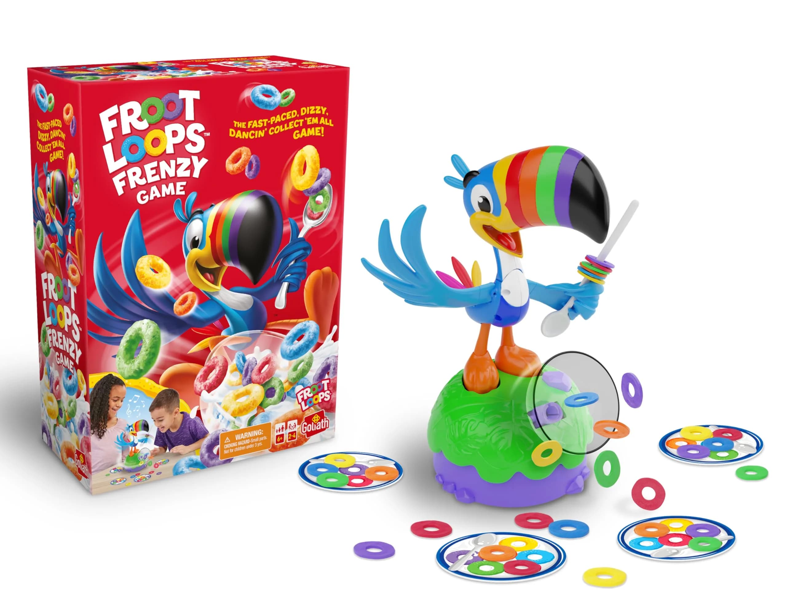 Goliath Froot Loop Frenzy Skill & Action Game | Fast-Paced, Dizzy, Collect 'Em All (70-120c) - main product image
