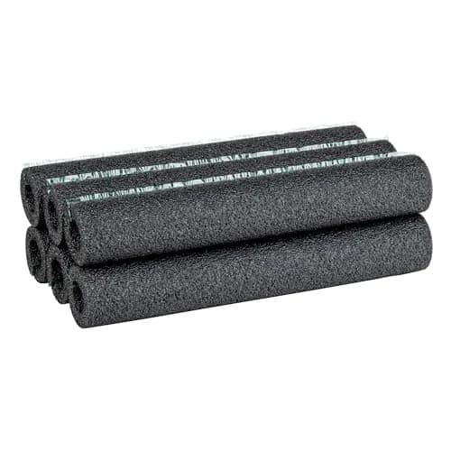 Duck Brand Foam Pipe Covers, 0.75 in x 1 Ft, 6 Sticks, Black | Insulation for Hot & Cold Pipes thumbnail 1
