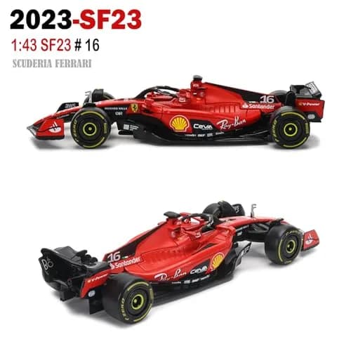 HTLNUZD 1:43 SF23 Alloy Racing Car for Ferrari | Diecast Model Collectible thumbnail 2