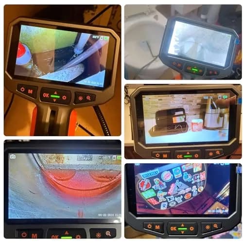 Teslong Articulating Borescope Dual Lens Endoscope 1.5m (5ft) | 4.5-inch IPS Screen, 1MP HD, 32GB Card thumbnail 7