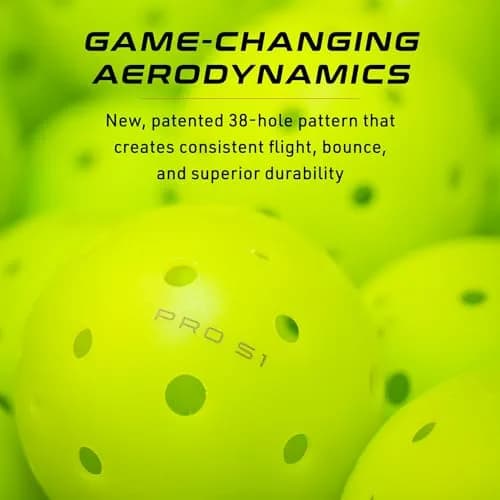 Selkirk Sport Pro S1 Pickleball Balls 4 Pack | Crack-Resistant, 38-Hole Outdoor Tournament Balls thumbnail 4