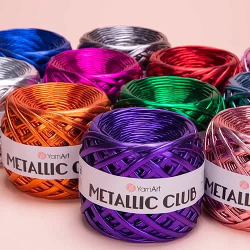 YarnArt Metallic Club Yarn Super Bulky 180g | Shiny Polyester for Crochet & Rugs thumbnail 9