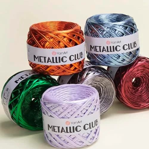 YarnArt Metallic Club Yarn Super Bulky 180g | Shiny Polyester for Crochet & Rugs thumbnail 10