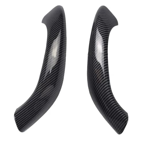 Kakulkomen Carbon Fiber Interior Door Panel Handle Pull Outer Cover Trim Replacement for BMW X1 X2 F48 F49 F39 2016-2020 (2-Piece Set) thumbnail 1