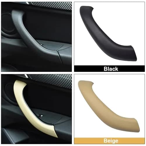 Kakulkomen Carbon Fiber Interior Door Panel Handle Pull Outer Cover Trim Replacement for BMW X1 X2 F48 F49 F39 2016-2020 (2-Piece Set) thumbnail 7