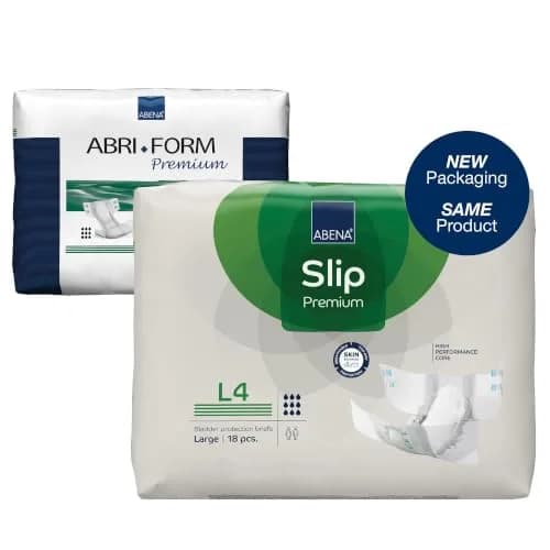 Abena Slip Premium L4 Adult Incontinence Brief Large | Heavy Absorbency with Leak Barriers thumbnail 2