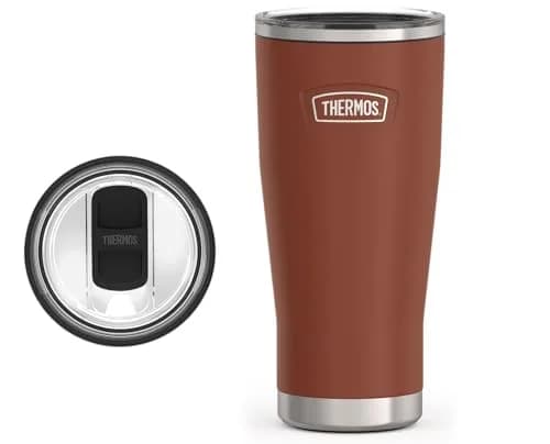THERMOS Icon Series 24oz (680ml) Stainless Steel Tumbler with Slide Lock Lid | Griptec™ Non-Slip Base thumbnail 1