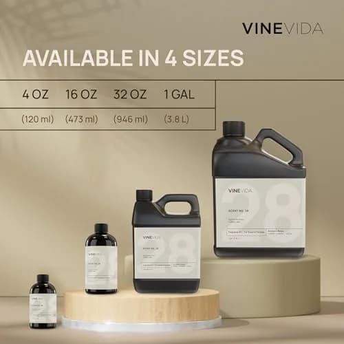 VINEVIDA Fresh Linen Fragrance Oil for Diffusers 16 Fl Oz | Long-Lasting Air Freshener & Refill thumbnail 3