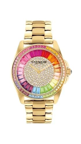 Coach Greyson Women's Watch - 36mm Gold Plated Quartz Timepiece for Daily Style thumbnail 1