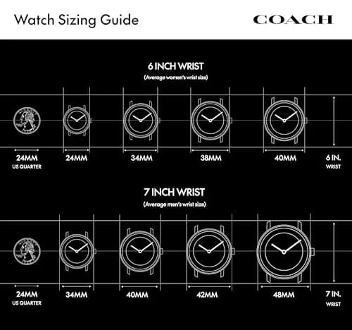 Coach Greyson Women's Watch - 36mm Gold Plated Quartz Timepiece for Daily Style thumbnail 5