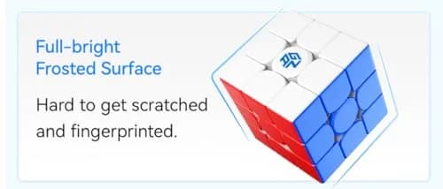 Cuberspeed GAN 356 M E V2 3x3 Stickerless Magnetic Cube | Flagship Speed Cube with 48 Magnets thumbnail 4