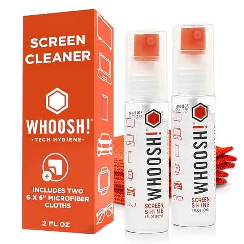 WHOOSH! Screen Shine Go Refillable Screen Cleaner Kit 60ml (2 fl oz) | Streak-Free Formula for All Tech Screens thumbnail 1