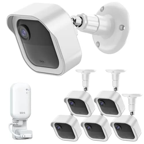 Gresur 5 Pack White Portable Electronic Device Mount | 360° Rotation, Durable Plastic, Indoor/Outdoor Use thumbnail 1