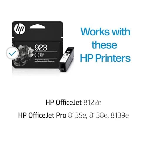 HP 923 Black Original Ink Cartridge | 500 Pages Yield | 4K0T3LN thumbnail 2
