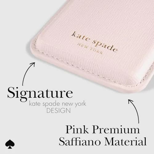 kate spade new york Magnetic Card Holder/Wallet - Pale Dogwood | Slim, Stylish, Magnetic thumbnail 3
