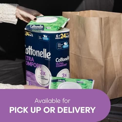 Cottonelle Ultra Comfort Toilet Paper 18 Mega Rolls (4392 Sheets Total) | FSC Certified, 2-Ply Softness thumbnail 7