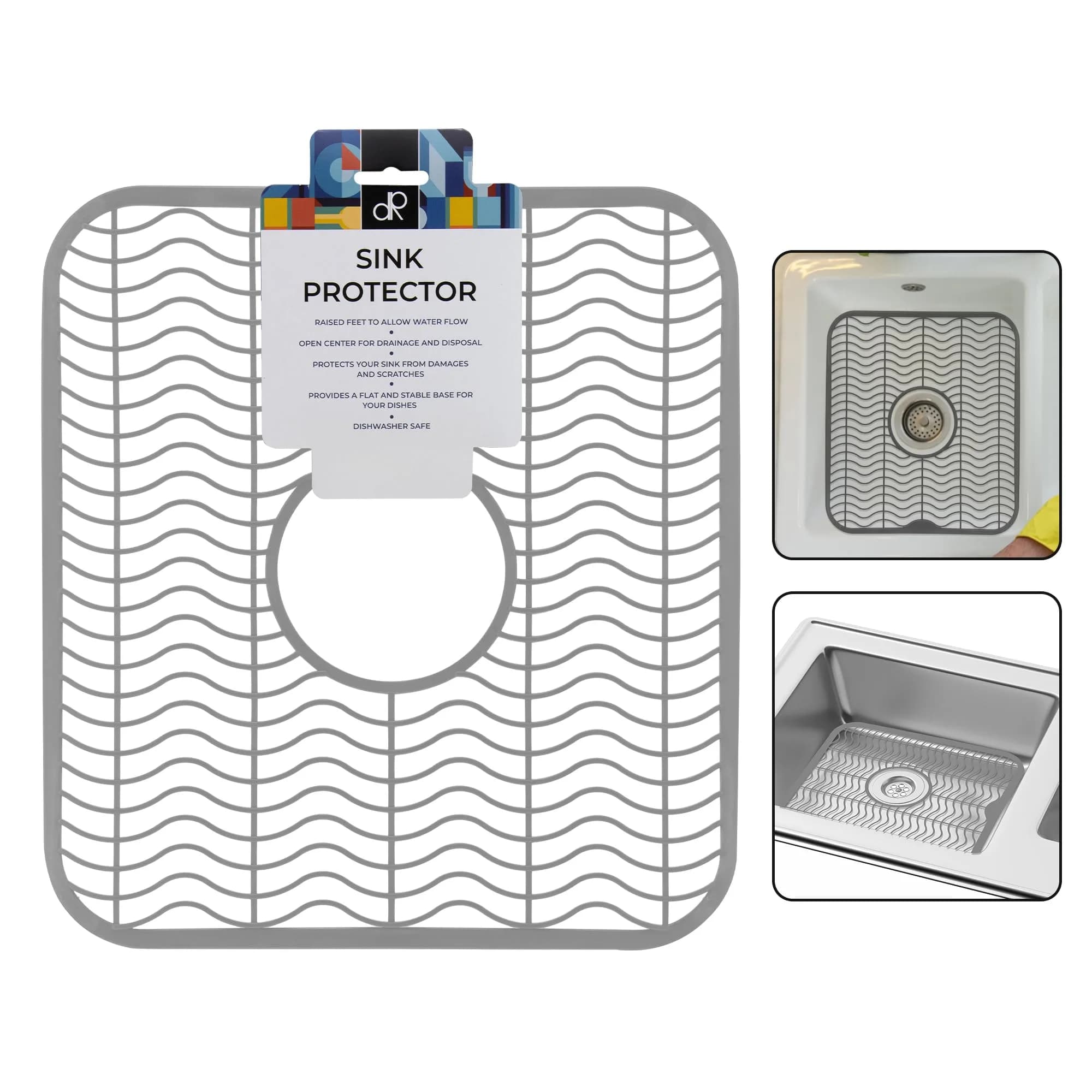 DecorRack Sink Protector 12" x 11" | Protects Sink from Damage & Scratches - main product image
