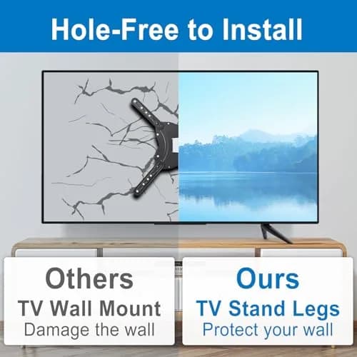 Dinghosen Metal TV Legs for TCL 70"-75" TVs | Stable Replacement Stands thumbnail 4