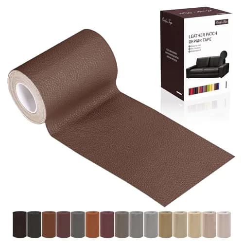 Cindy's Tape Leather Repair Patch Tape, Brown 3 x 61 Inches | Self Adhesive Leather Fix for Furniture & Car Seats thumbnail 1