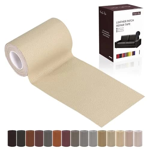 Cindy's Tape Leather Repair Patch Tape, Light Beige 3 x 61 Inches | Self-Adhesive, Waterproof & Durable thumbnail 1