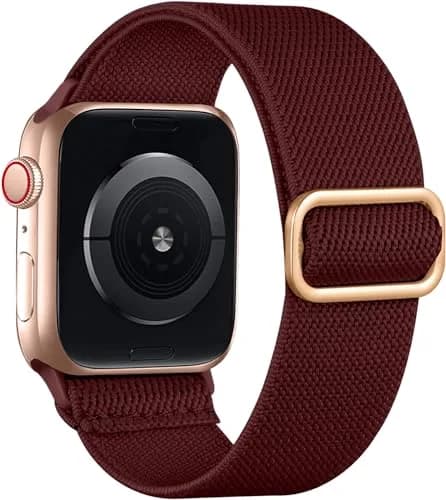 Lerobo Braided Solo Loop Compatible with Apple Watch Bands 40mm 41mm 42mm 44mm 45mm 46mm 49mm | Adjustable Nylon Sport Band thumbnail 1