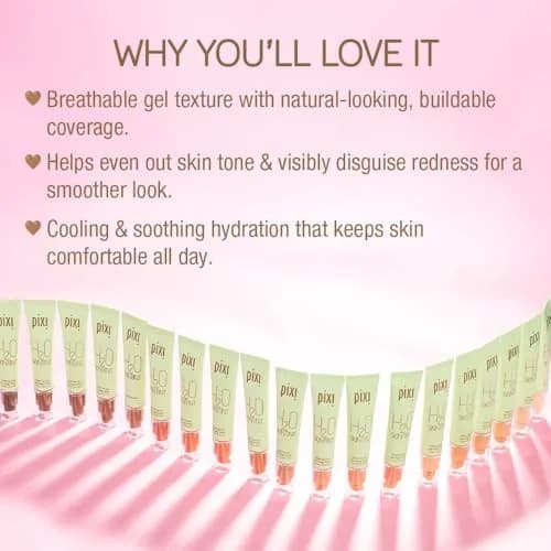 Pixi SkinTint Nutmeg 35ml | Hydrating, Water-Resistant Gel Moisturizer for Medium-Tan Skin thumbnail 3
