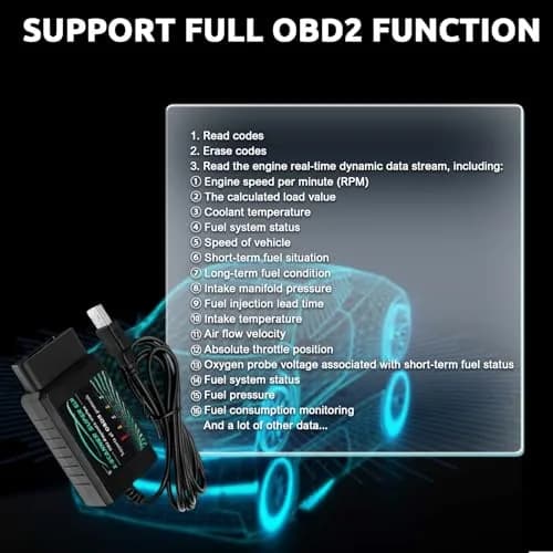 AMHTDOL ELM327 USB OBD2 Scanner with FT232RL 18F25K80 Chip | Read & Clear Engine Codes thumbnail 4