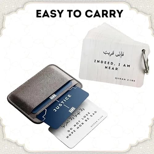 Zarf Limited Islamic Affirmations Cards (30 Daily Reminders) | Spiritual Quran Quotes, Durable 600gsm Paper, Portable Size thumbnail 6