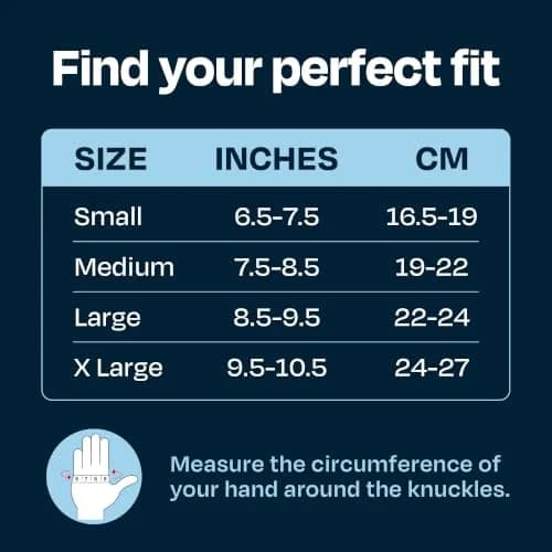 ComfyBrace Copper Arthritis Gloves XL (1 Pair) | Hand Compression Gloves for Swelling, Carpal Tunnel, Tendonitis Relief thumbnail 2