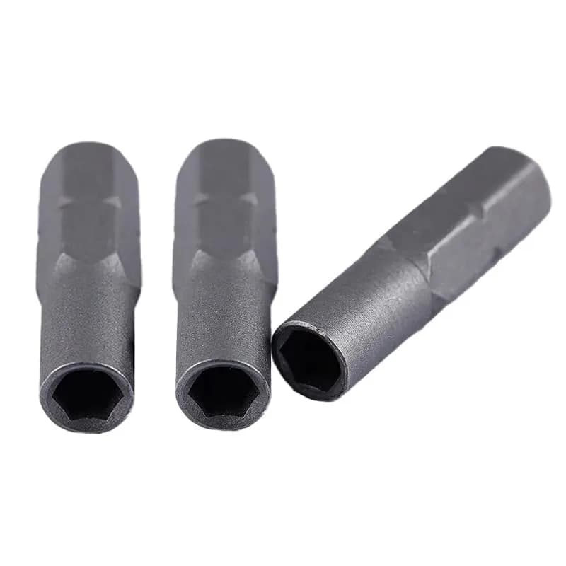TorSor Screwdriver Bit Adapter Set 3 Pack | 6.35mm Hex Socket Micro Bits for Power Tools thumbnail 3