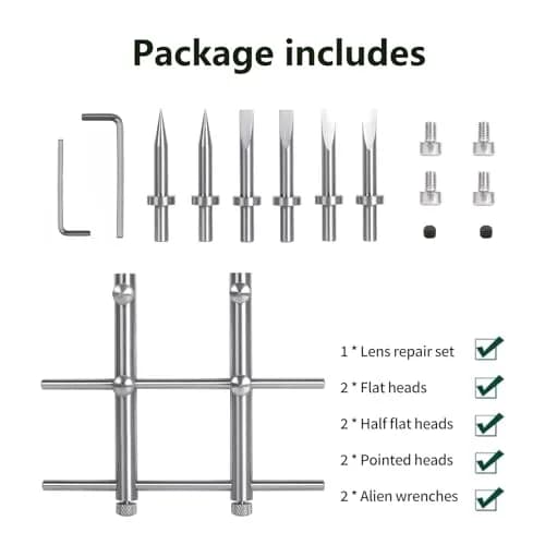 eTone Ultra Fine Camera Lens Spanner Wrench Tool | 10mm-100mm Adjustable Jaw Opening thumbnail 2
