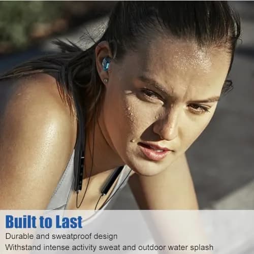Joysico Wireless Neckband Earbuds for Kids & Small Ears | 12H Playtime, Bluetooth 5.0, IPX5 Sweatproof thumbnail 6
