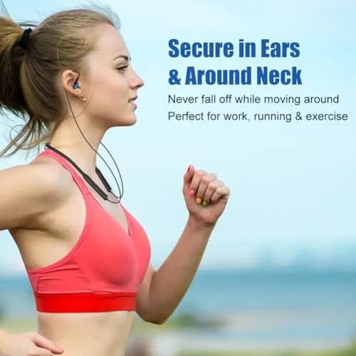 Joysico Wireless Neckband Earbuds for Kids & Small Ears | 12H Playtime, Bluetooth 5.0, IPX5 Sweatproof thumbnail 3