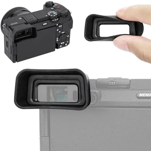 Kiorafoto Extended Eyecup for Sony A6700 Camera | Blocks Stray Light & Protects Viewfinder thumbnail 1