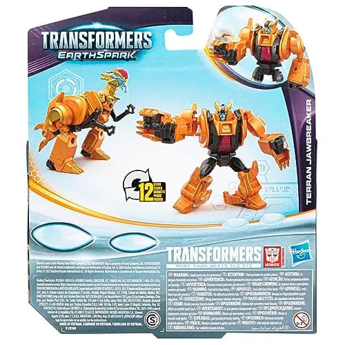 Transformers EarthSpark Terran Jawbreaker Warrior Class Action Figure, 12.5 cm | Robot Toy for Kids 6+ thumbnail 2