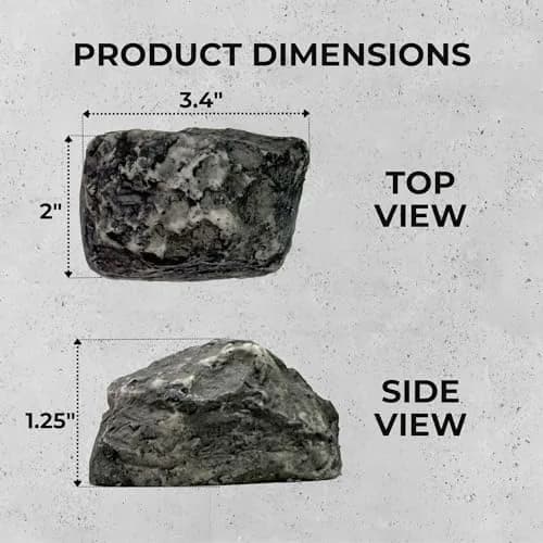 Performore Realistic Fake Rock Key Holder 2-Pack | Outdoor Hidden Safe for House Yard Garden thumbnail 3