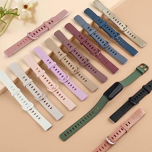 Meliya Fitbit Inspire 3 Wristband Midnight | Soft Silicone Sport Strap (130-205mm) thumbnail 7