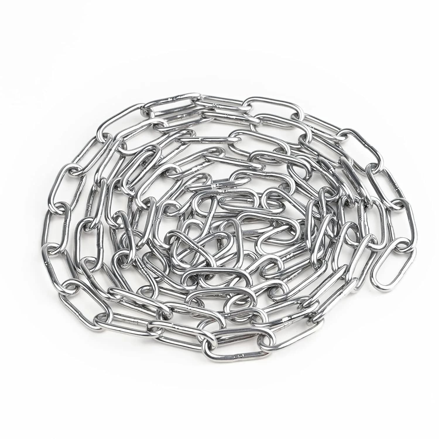 4every SUS304 Stainless Steel Chain 3mm x 3m (0.12" x 9.8ft) | Light Duty Utility Chain for Home & Outdoor Use — 2.5mm*3m
