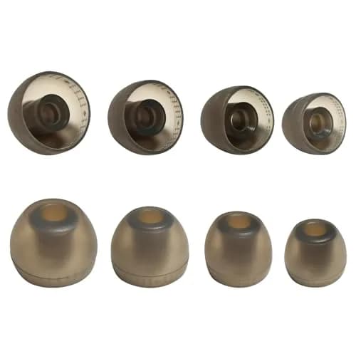 Mijusun Silicone Replacement Ear Tips for Sony WF-1000XM5/XM4/LinkBuds S/WF-C500 (4 Pairs, XS/S/M/L) | Noise Isolating Secure Fit thumbnail 1