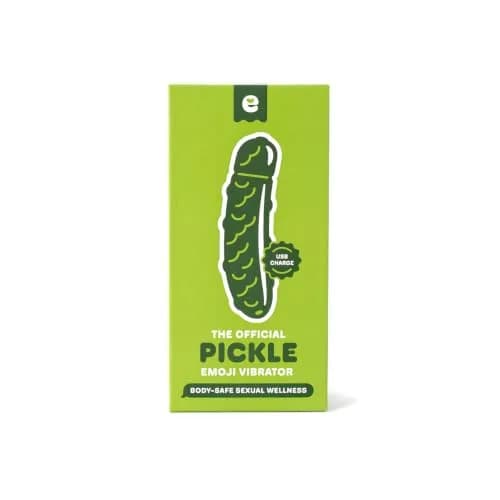 Emojibator Pickle Personal Massager 4.8in Waterproof Silicone USB Rechargeable thumbnail 8