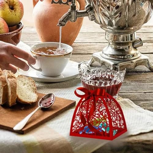 GLOBLELAND Flower Candy Box Cutting Dies Set | 8.4cm x 6.7cm & 7.7cm x 7.7cm thumbnail 5