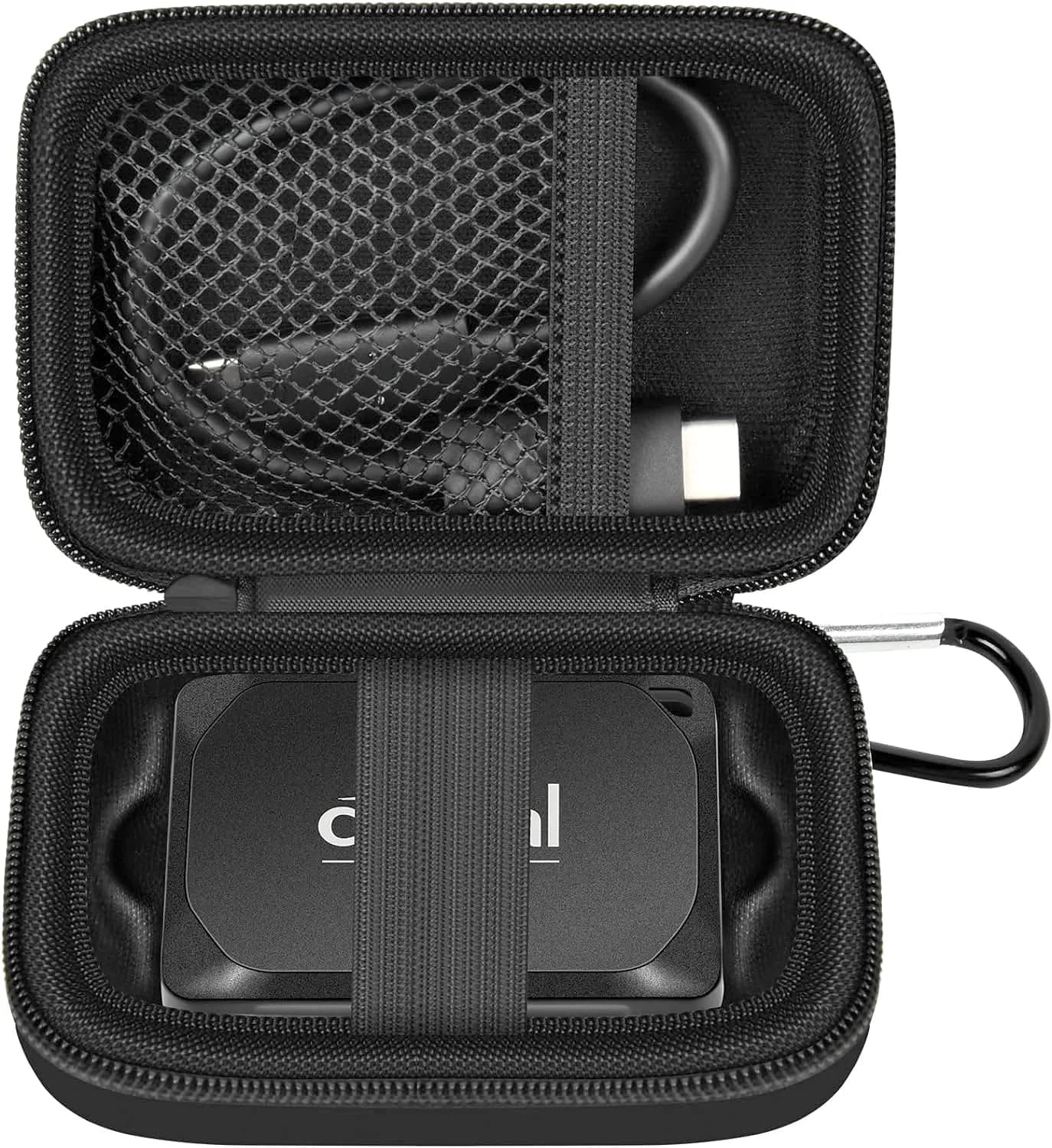 ANKHOH Carrying Case for Crucial X10 X9 Pro 4TB/2TB/1TB | Travel Hard Drive Bag, Compact & Shockproof - main product image