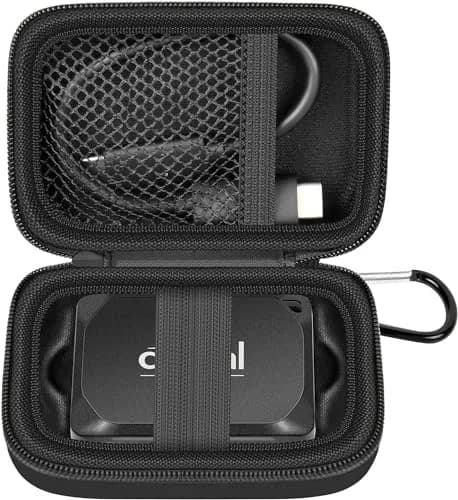 ANKHOH Carrying Case for Crucial X10 X9 Pro 4TB/2TB/1TB | Travel Hard Drive Bag, Compact & Shockproof thumbnail 1