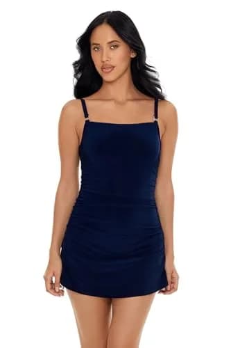 MagicSuit Chromatique Ella Underwire One Piece Swimdress 14 | Slimming, Adjustable Straps & Shirred Design thumbnail 1