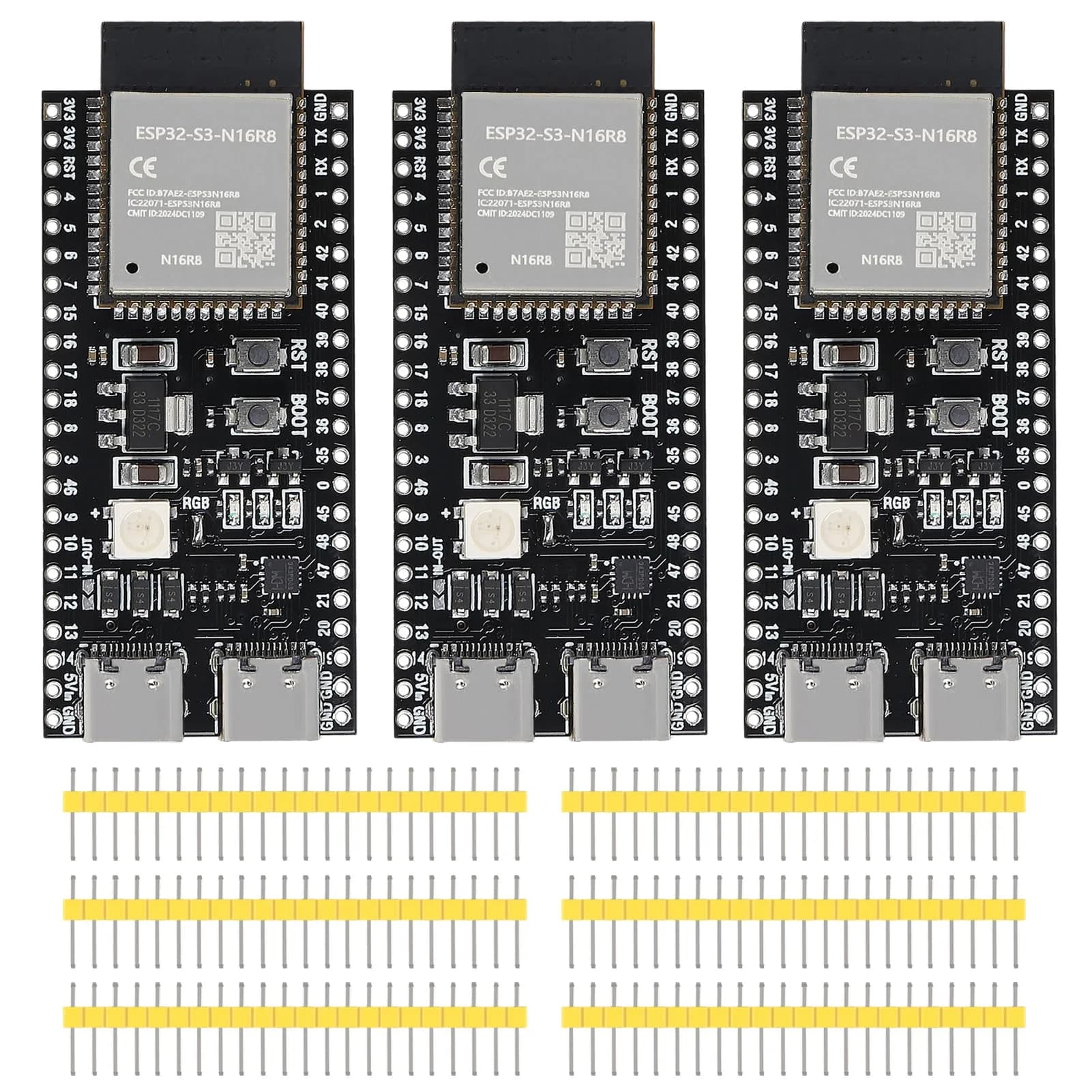 DORHEA ESP32-S3 Development Board Type-C WiFi+Bluetooth | Single Board Computer for IoT