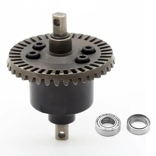 TEAMWILL Front & Rear Differential Gear Set for 1/10 Traxxas Slash 4x4 RC Truck | Metal Steel thumbnail 5