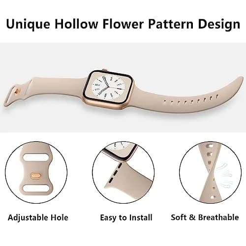 Mugust Sport Silicone Watch Band 38mm/40mm/41mm | Waterproof, Skin-Friendly, Durable thumbnail 4