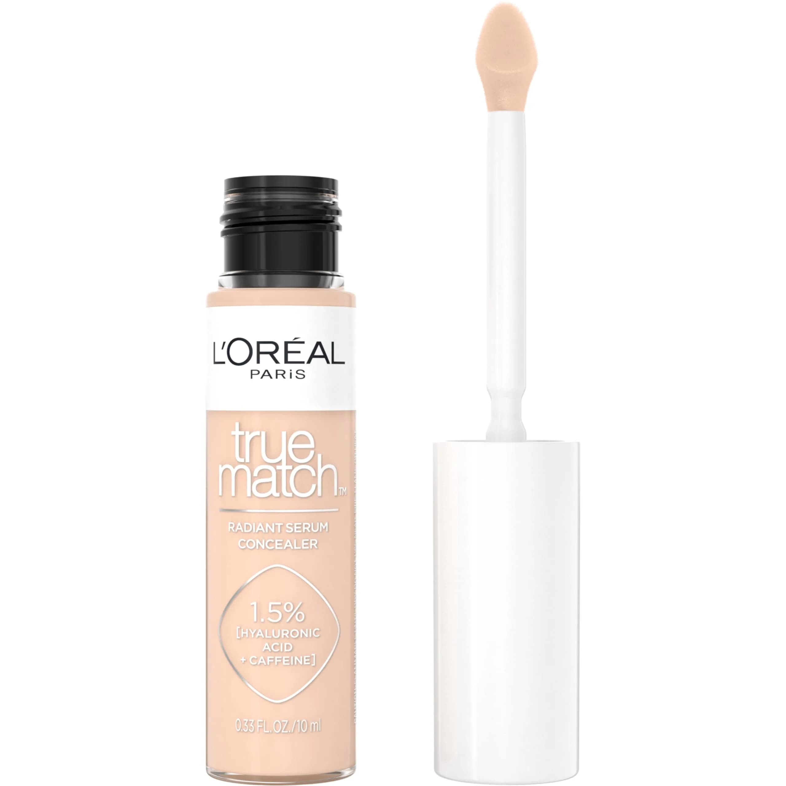 L'Oreal Paris True Match Radiant Serum Concealer, Brightening Under Eye, 0.33 Fl Oz | Hydrates & Depuffs - main product image