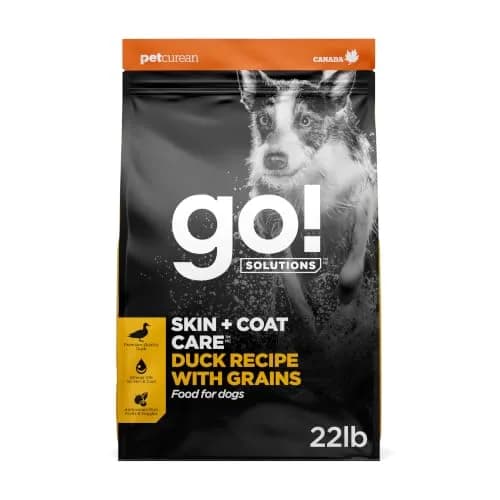 Go! Solutions Skin + Coat Care Duck Dry Dog Food, 22 lb | Supports Healthy Skin & Lustrous Coat thumbnail 1